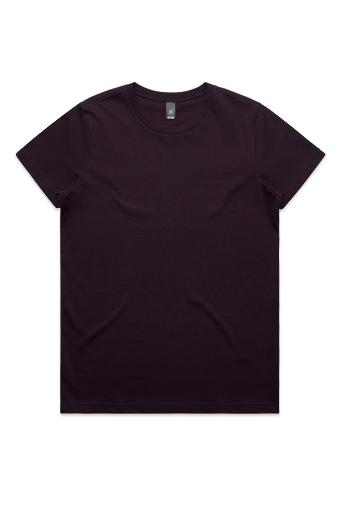 Women's MAPLE TEE- Plum - Ace Chef Apparels