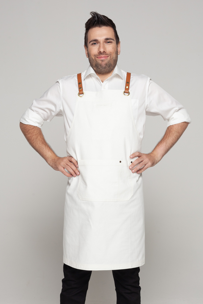 BONDI Denim ivory / Tan PU - Ace Chef Apparels