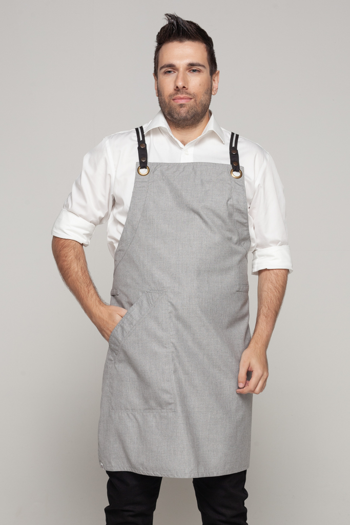 BONDI Steel grey  / Black dual tone - Ace Chef Apparels