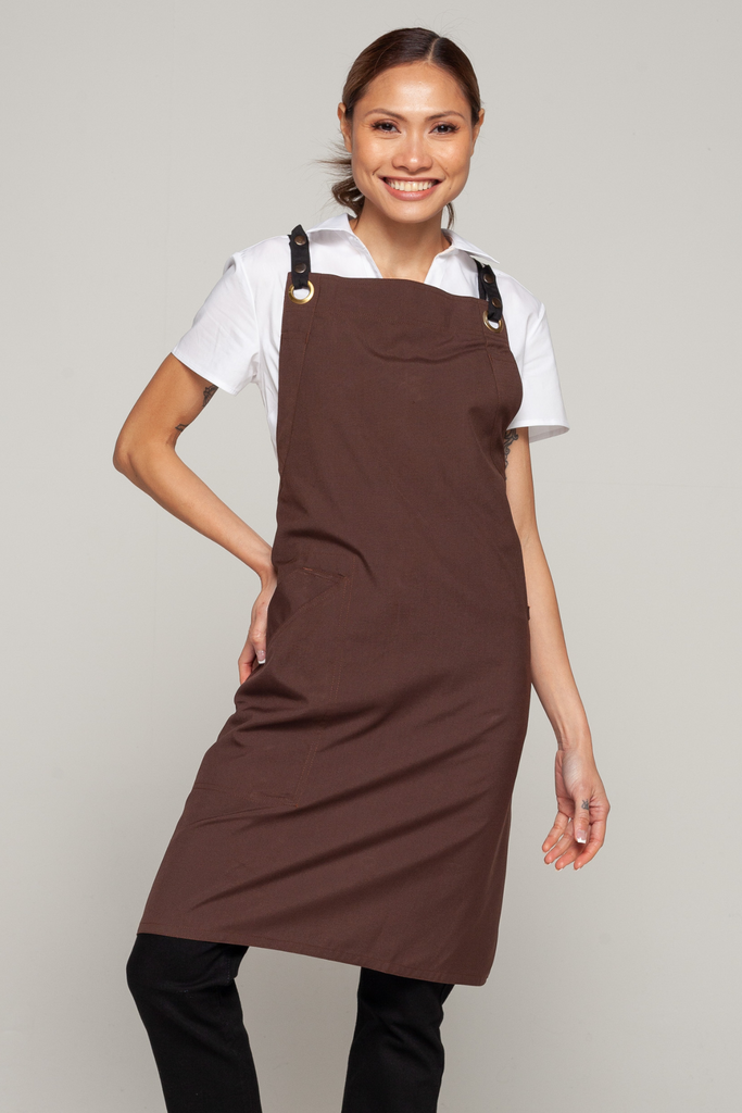 BONDI Chocolate brown / Black dual tone - Ace Chef Apparels