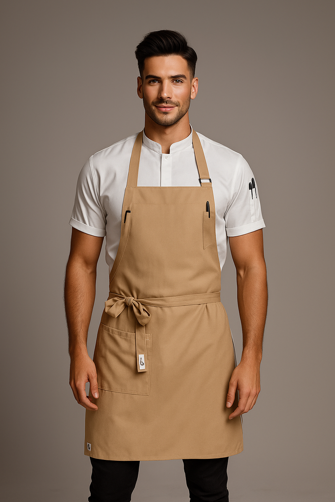 Niche Champagne chef apron one size - Ace Chef Apparels