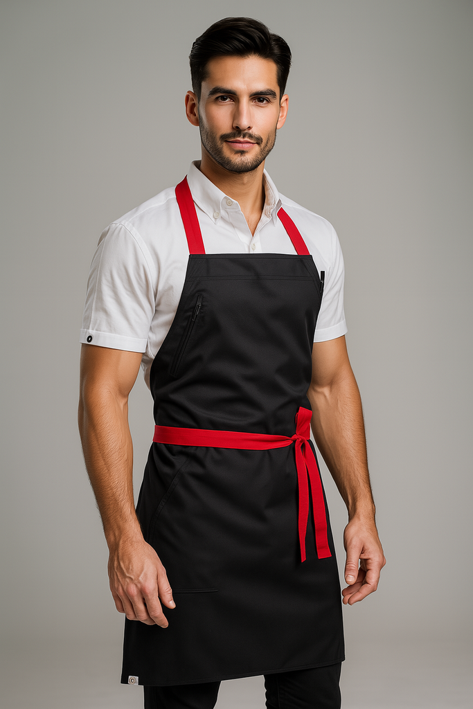 TOM bib chef apron one size - Ace Chef Apparels