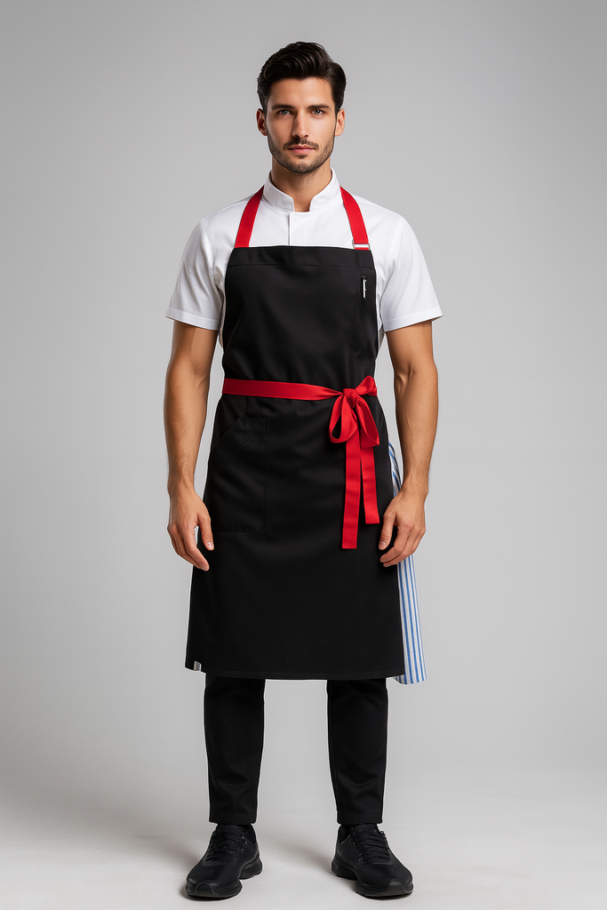 TOM bib chef apron one size - Ace Chef Apparels