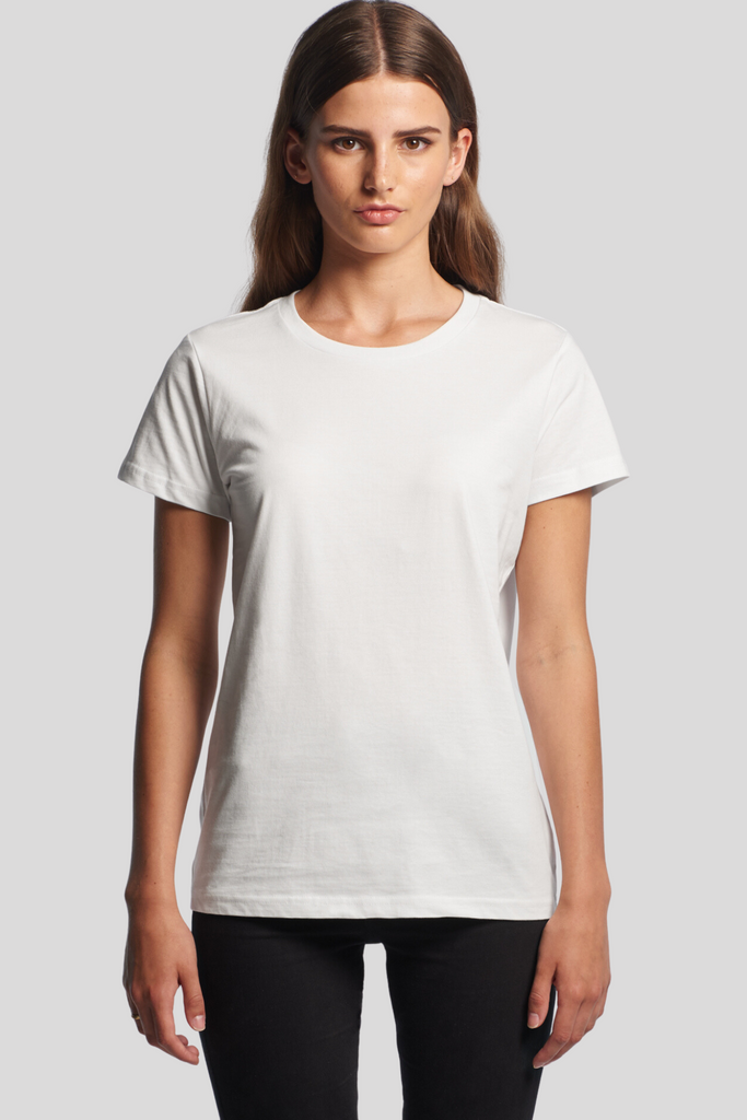 Women's MAPLE TEE- White - Ace Chef Apparels