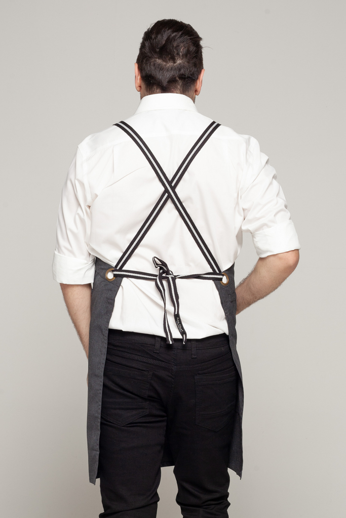 BONDI Charcoal grey / Black dual tone - Ace Chef Apparels