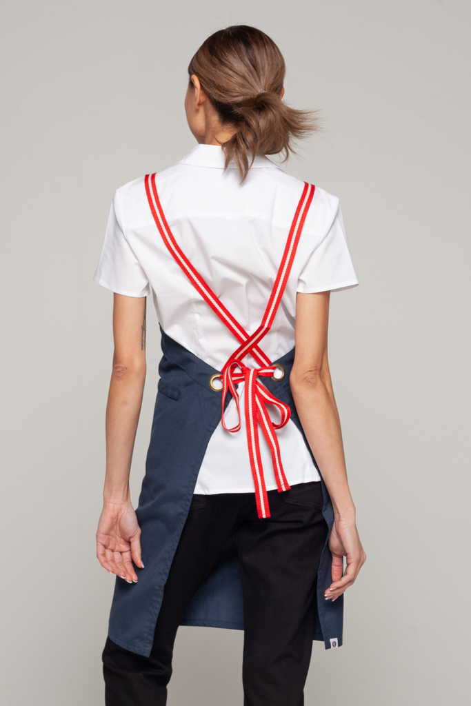 Red Fabric Dual Tone Strap