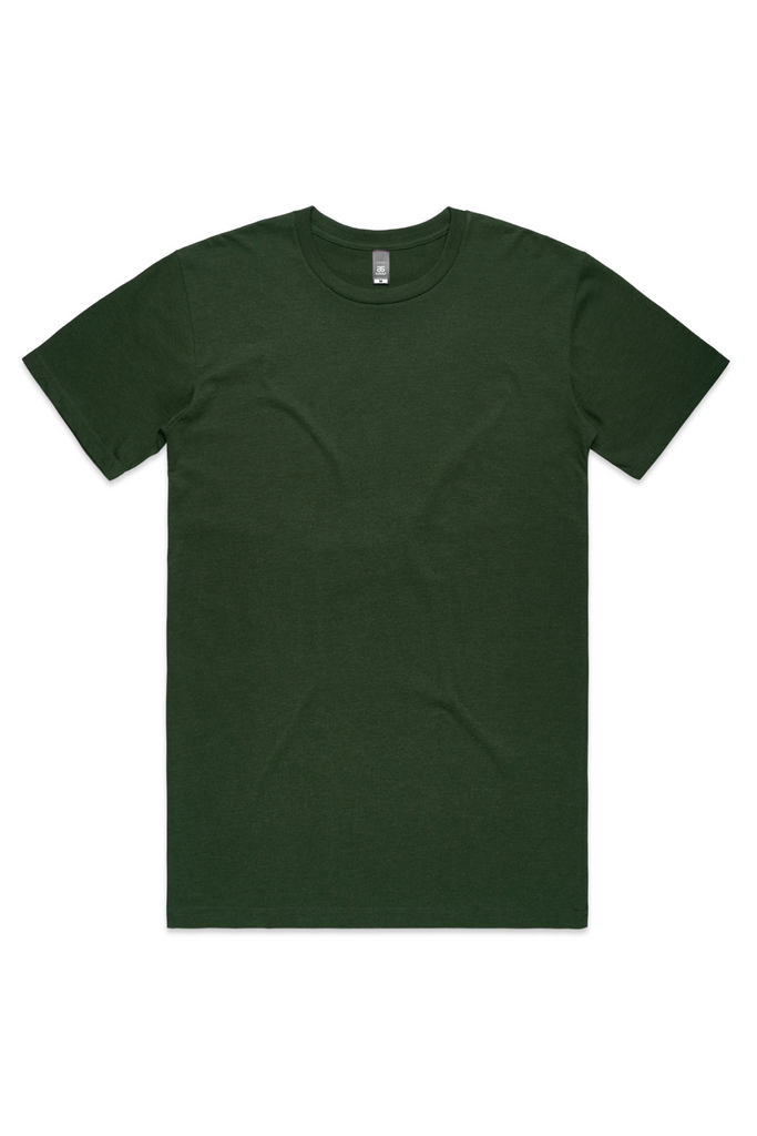 MENS STAPLE TEE-Forest Marle - Ace Chef Apparels