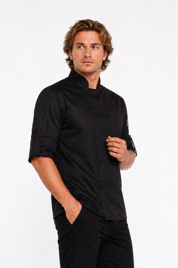 Generic Black Long Sleeve Chef Jacket