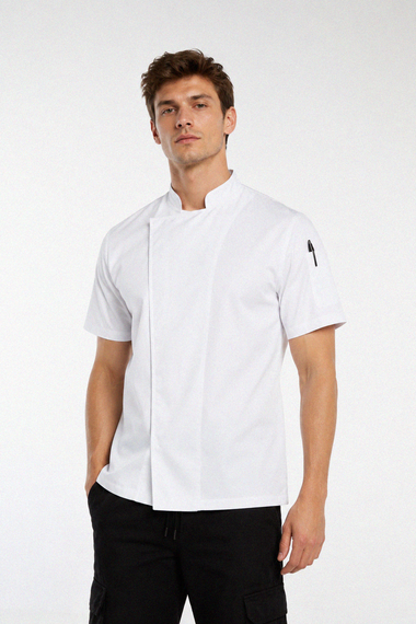 Flinders White Chef Jacket With Cool-vent