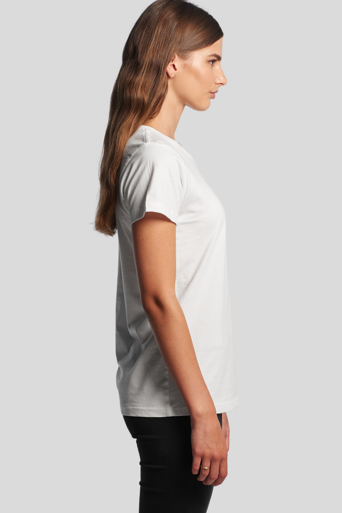 Women's MAPLE TEE- White - Ace Chef Apparels
