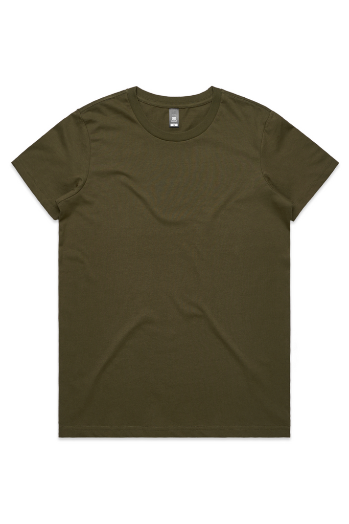 Women's MAPLE TEE- Army - Ace Chef Apparels
