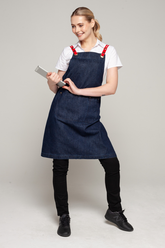 BONDI Denim indigo / Red dual tone - Ace Chef Apparels