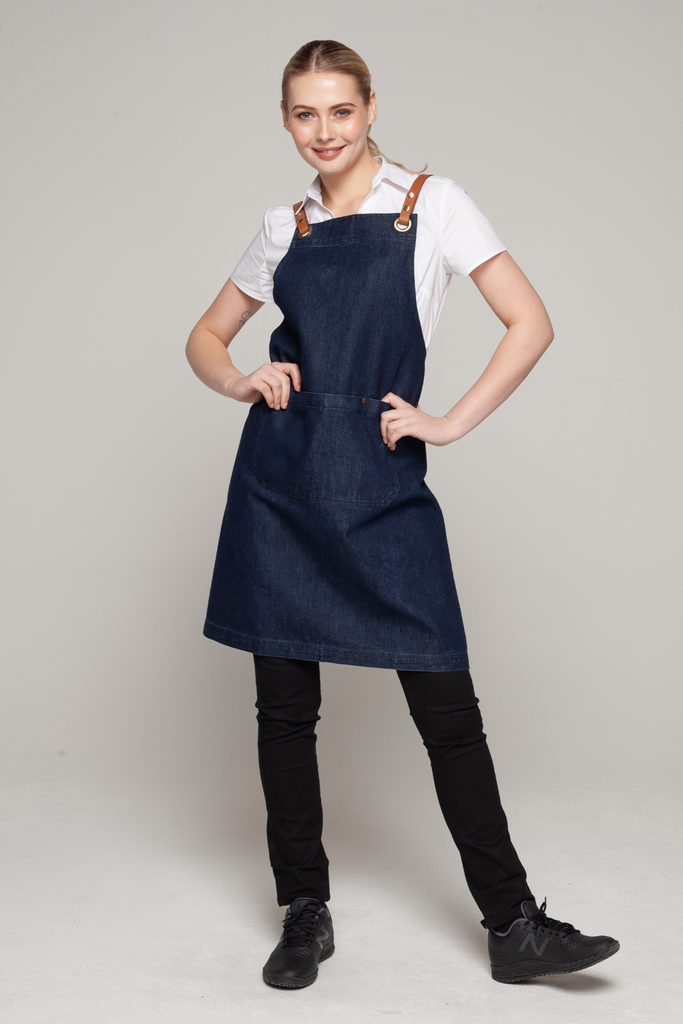BONDI Denim indigo / Tan PU - Ace Chef Apparels