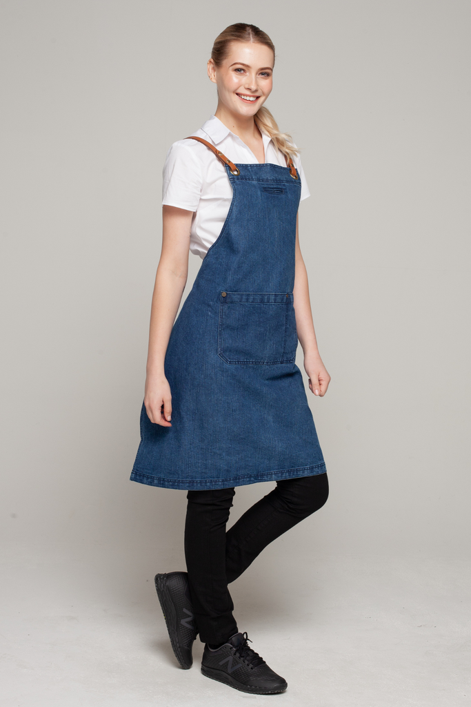 BONDI Denim blue / Tan PU - Ace Chef Apparels