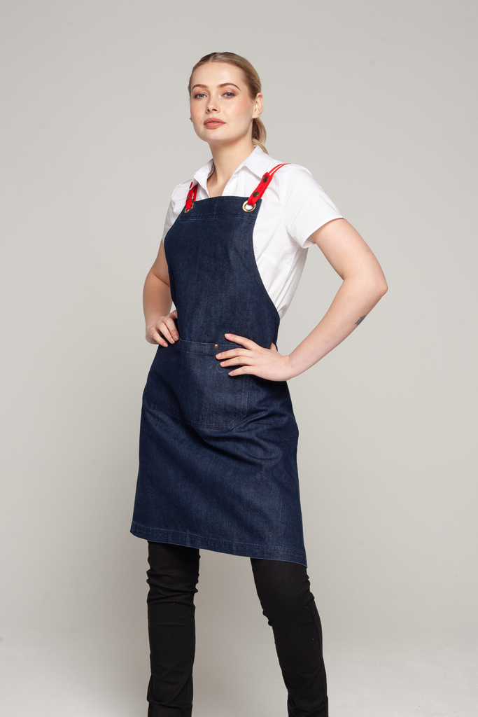 BONDI Denim indigo / Red dual tone - Ace Chef Apparels
