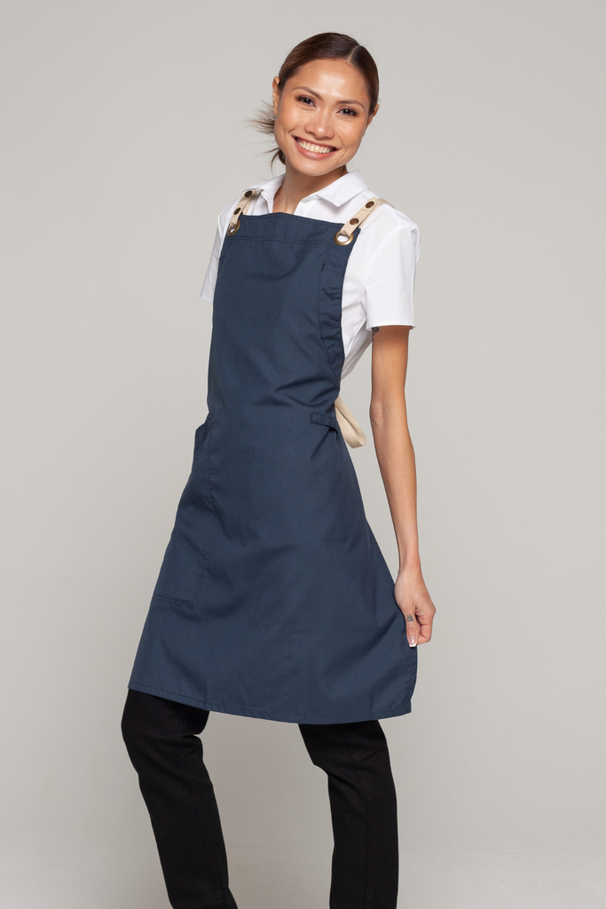 BONDI Bluish grey / Beige straps - Ace Chef Apparels
