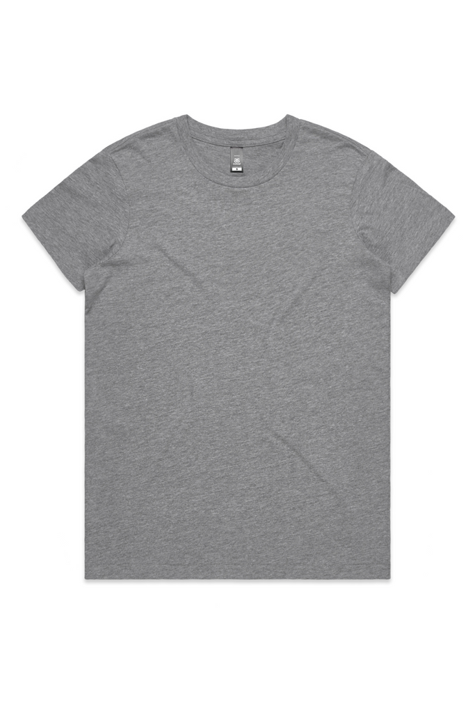 Women's MAPLE TEE- Grey Marle - Ace Chef Apparels