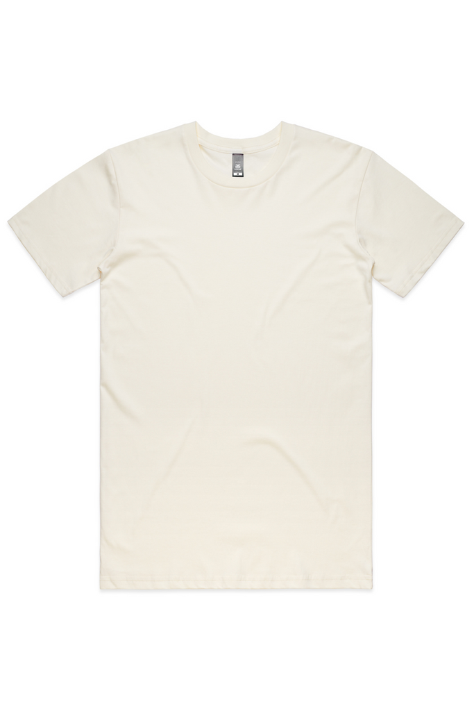 MENS STAPLE TEE-Natural - Ace Chef Apparels