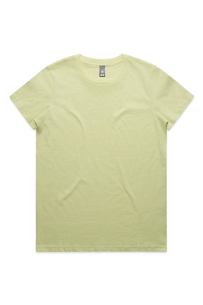 Women's MAPLE TEE- Lime - Ace Chef Apparels