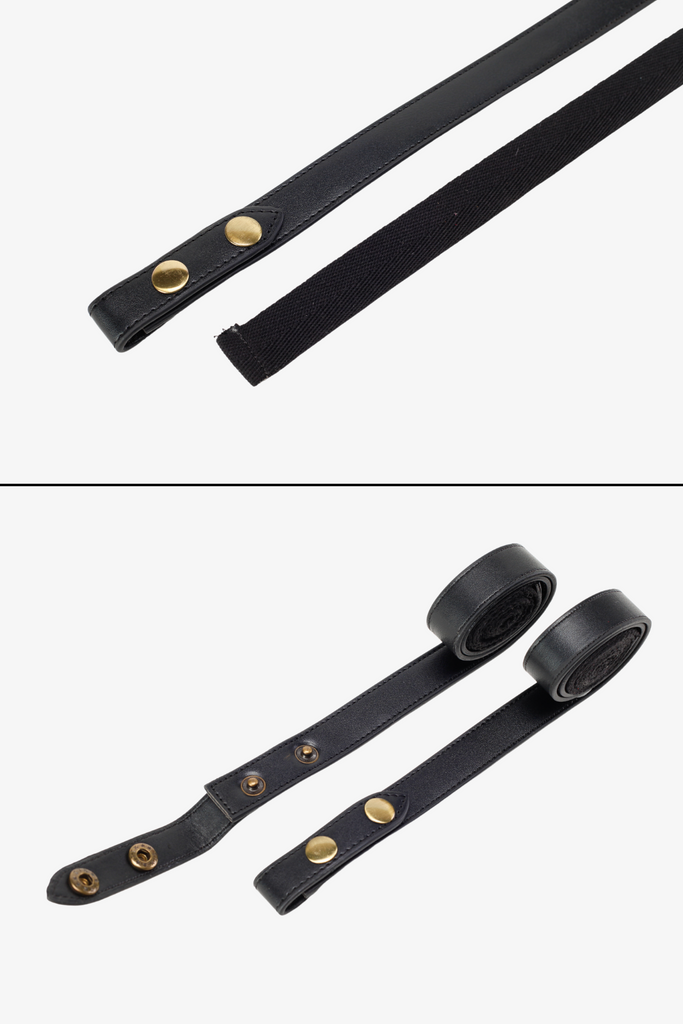 BONDI Charcoal grey / Black PU - Ace Chef Apparels