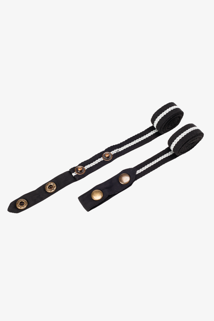 Interchangeable Black Fabric Dual Tone Strap - Ace Chef Apparels