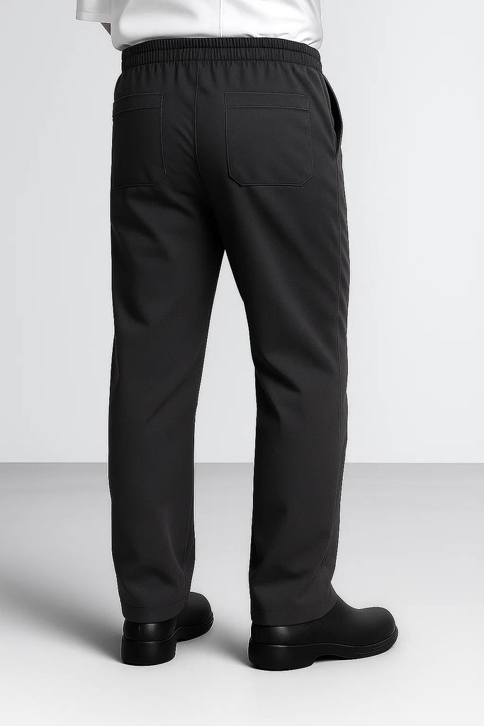 Drawstring Chef pants Charcoal grey color - Ace Chef Apparels
