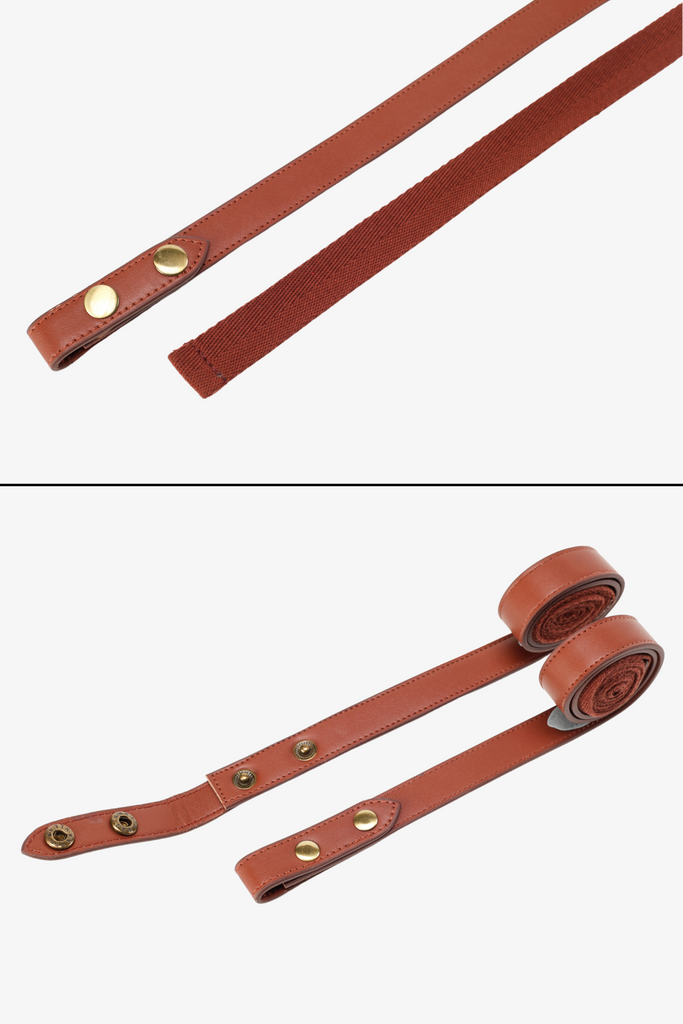 Interchangeable Chocolate PU Leather Strap - Ace Chef Apparels