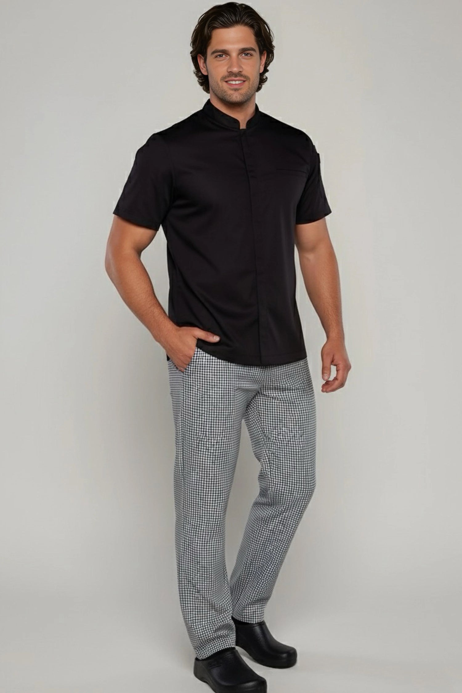 Checkered pants drawstring | Ace Chef Apparels | Chef pants