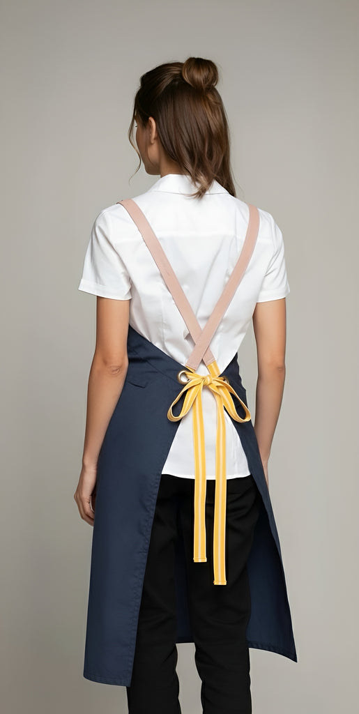 Bondi Bluish grey / Pink leather with yellow dual tone - Ace Chef Apparels