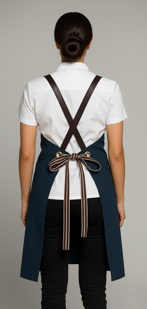 Bondi Bluish grey / Chocolate Brown leather dual tone - Ace Chef Apparels