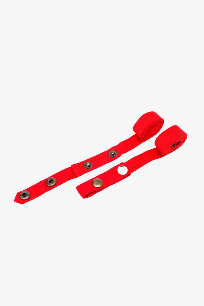 BONDI Denim blue / Red straps - Ace Chef Apparels
