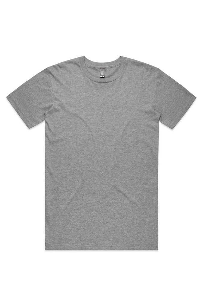 MENS STAPLE TEE-Grey Marle - Ace Chef Apparels