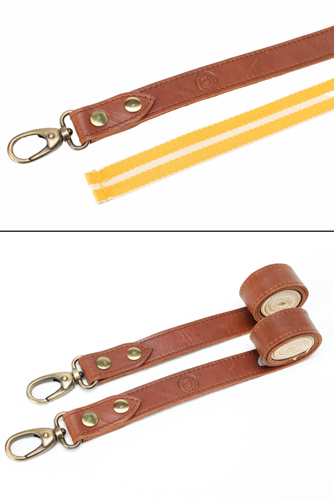 Bondi Denim blue / Tan leather with yellow dual tone - Ace Chef Apparels