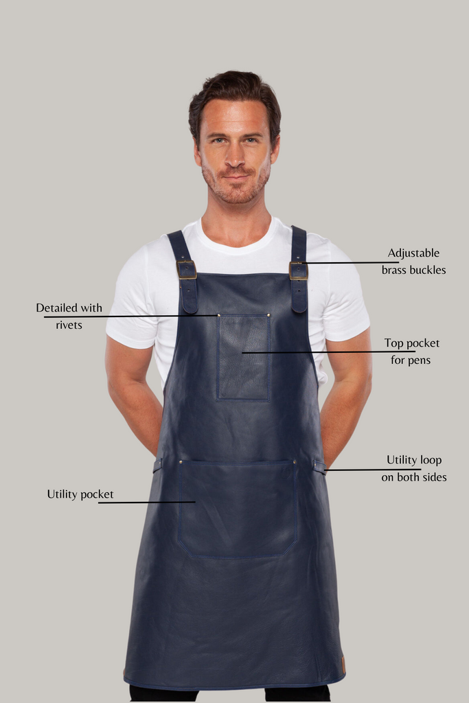 Leather Apron - Ace Chef Apparels