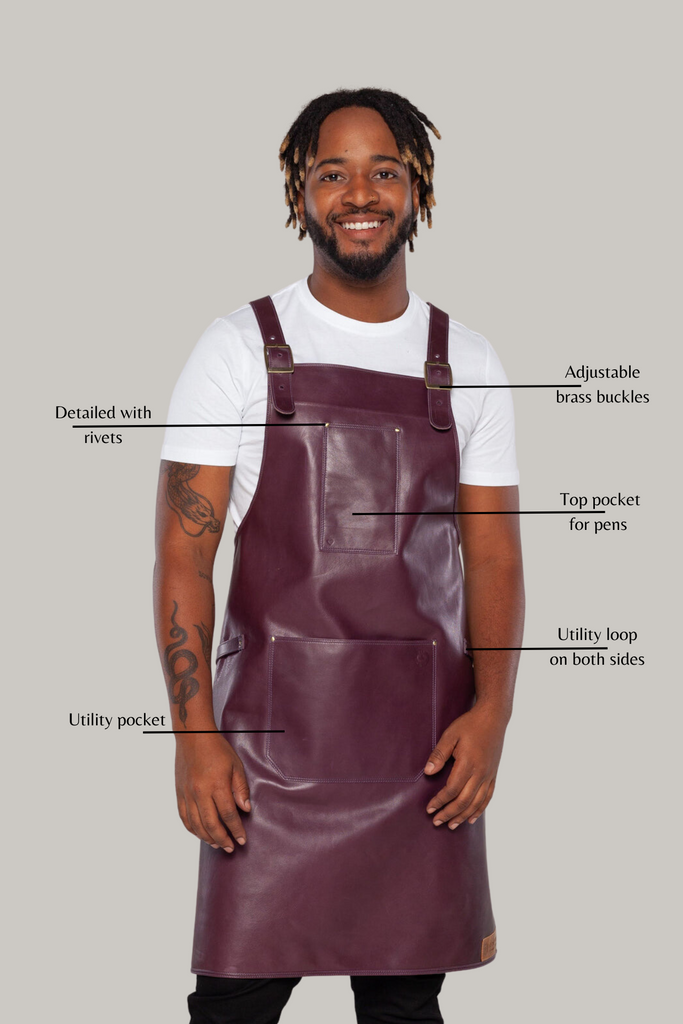 Leather Apron - Ace Chef Apparels