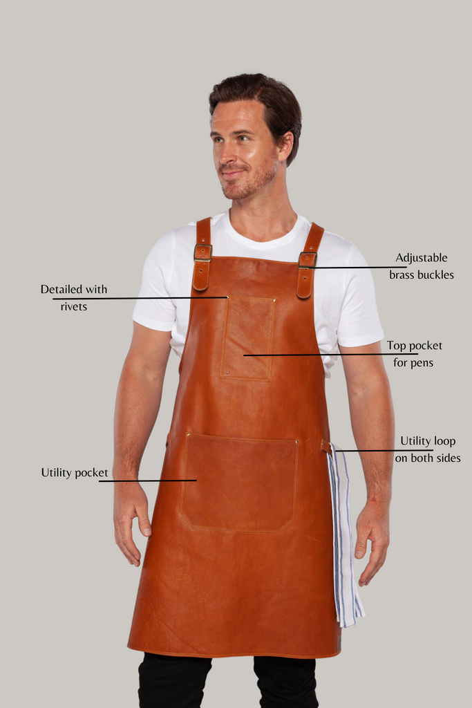 Leather Apron - Ace Chef Apparels