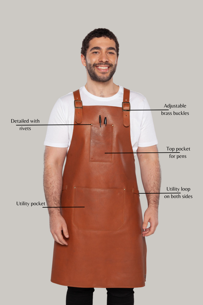 Leather Apron - Ace Chef Apparels