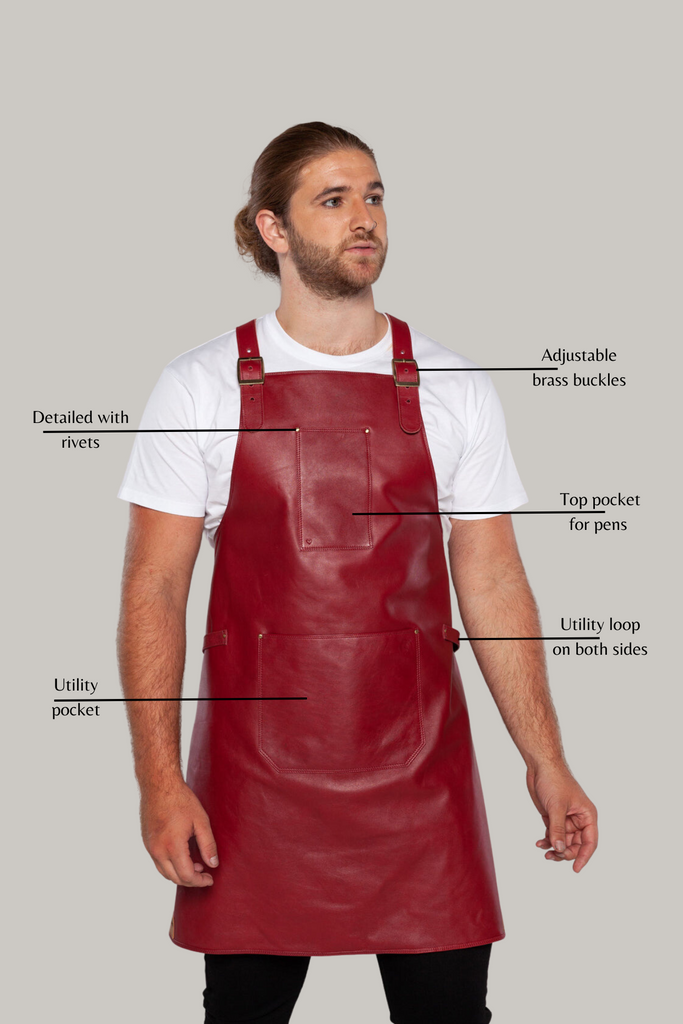 Leather Apron - Ace Chef Apparels