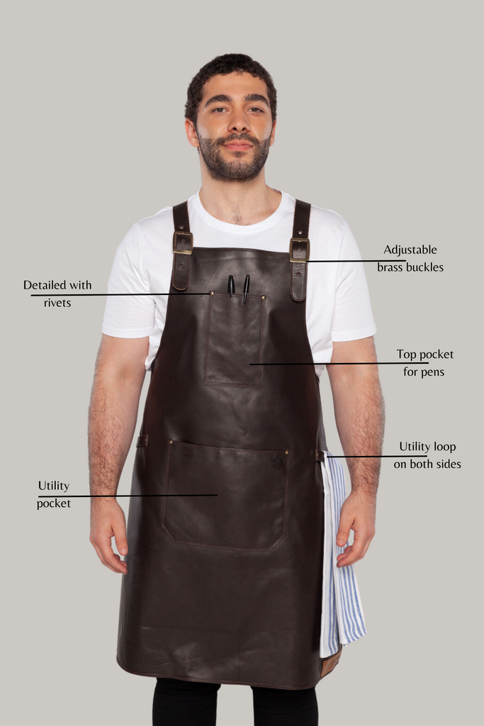 Leather Apron - Ace Chef Apparels