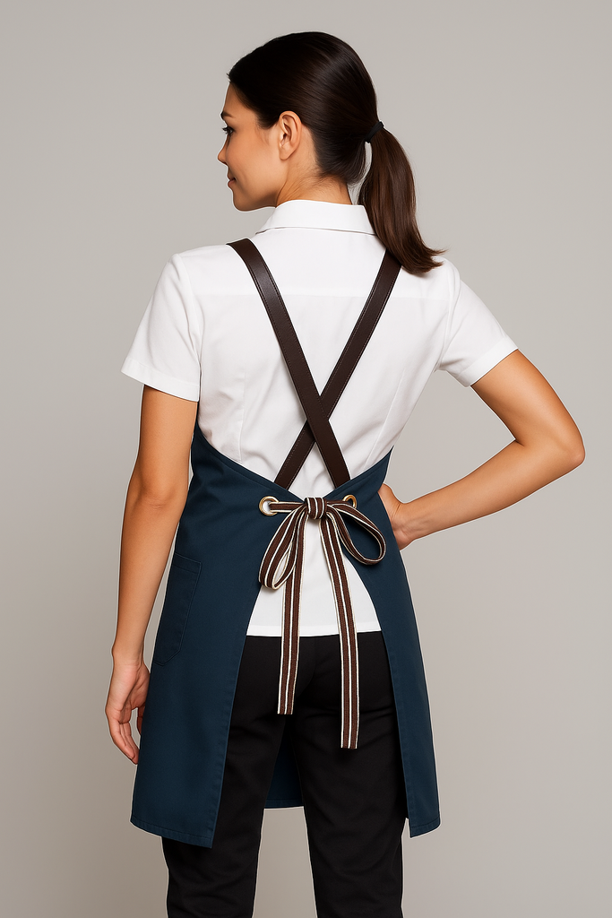 Bondi Bluish grey / Chocolate Brown leather dual tone - Ace Chef Apparels