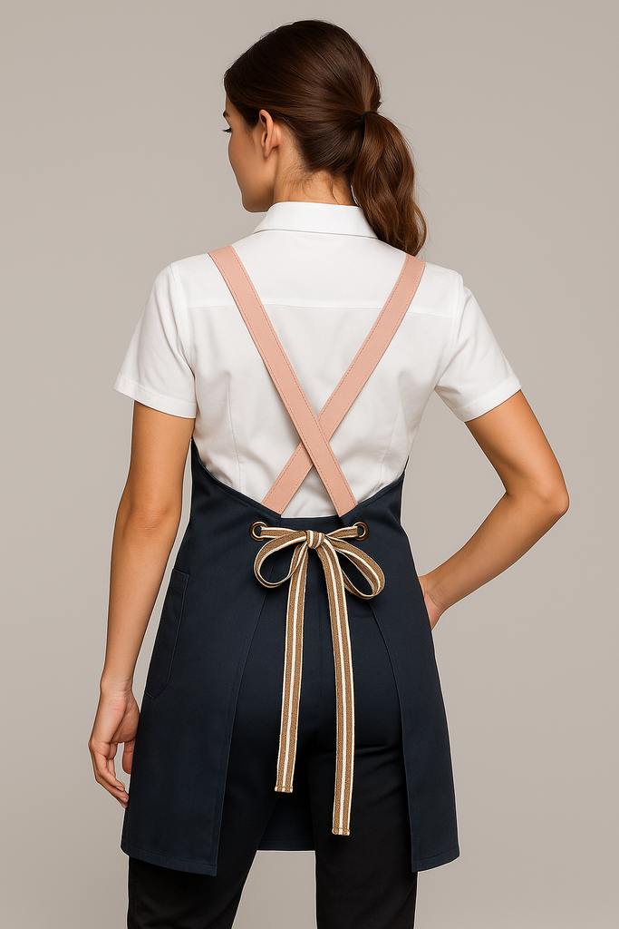 Bondi Bluish grey / Pink leather with Beige dual tone - Ace Chef Apparels