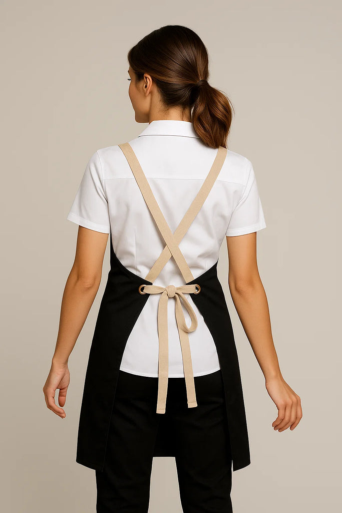 Bondi Black / Beige straps - Ace Chef Apparels