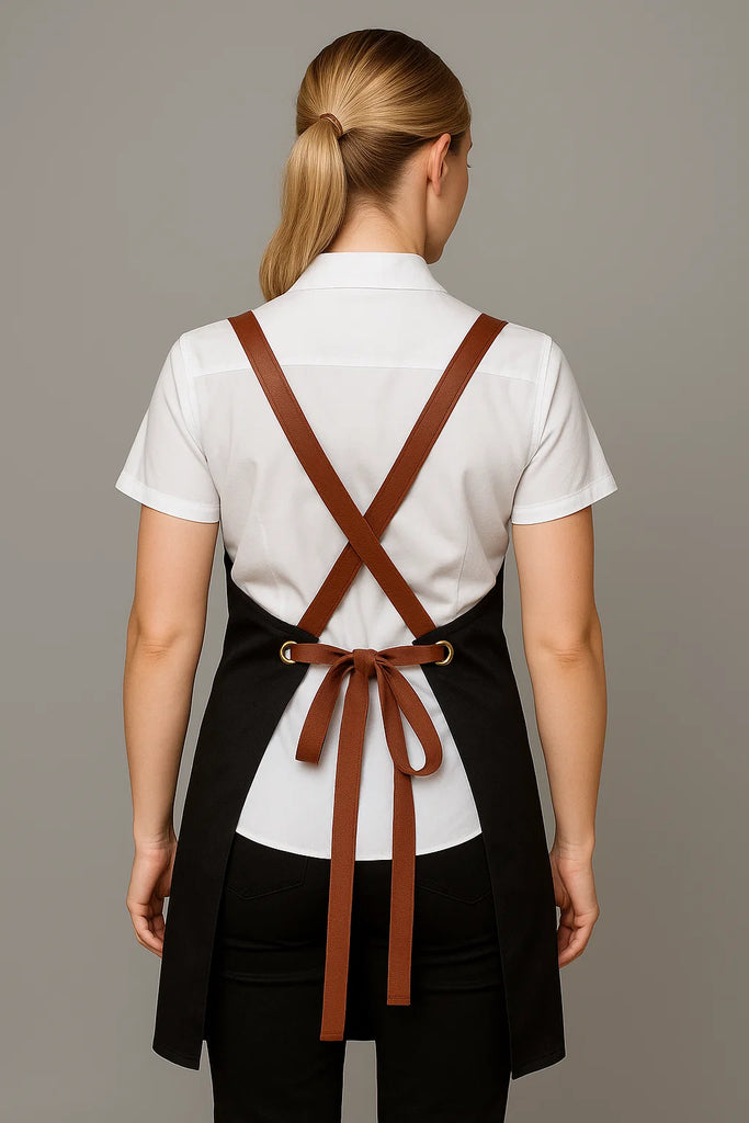 Bondi Black / Chocolate PU - Ace Chef Apparels