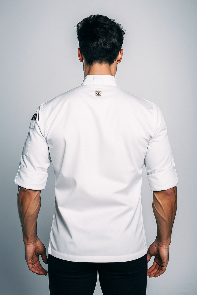 Cove Executive white chef jacket No Coolvent - Ace Chef Apparels