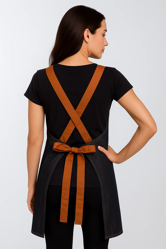 Josh Crossover Denim one size Apron - Ace Chef Apparels