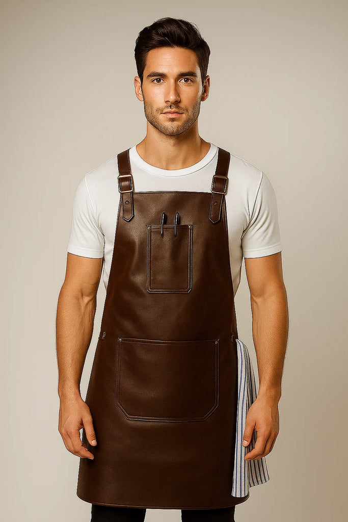 Leather Apron Chocolate - Ace Chef Apparels
