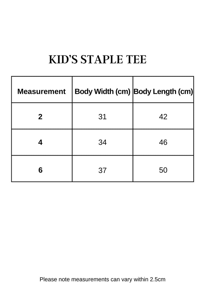 Kid's Staple Tee- Charcoal - Ace Chef Apparels