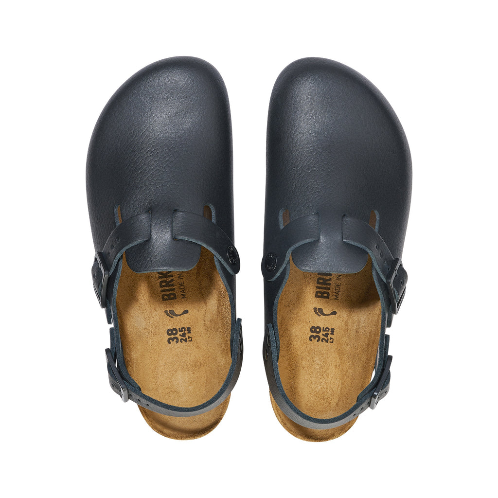 Birkenstock Tokio Pro Black PU Coated Natural Leather - Ace Chef Apparels