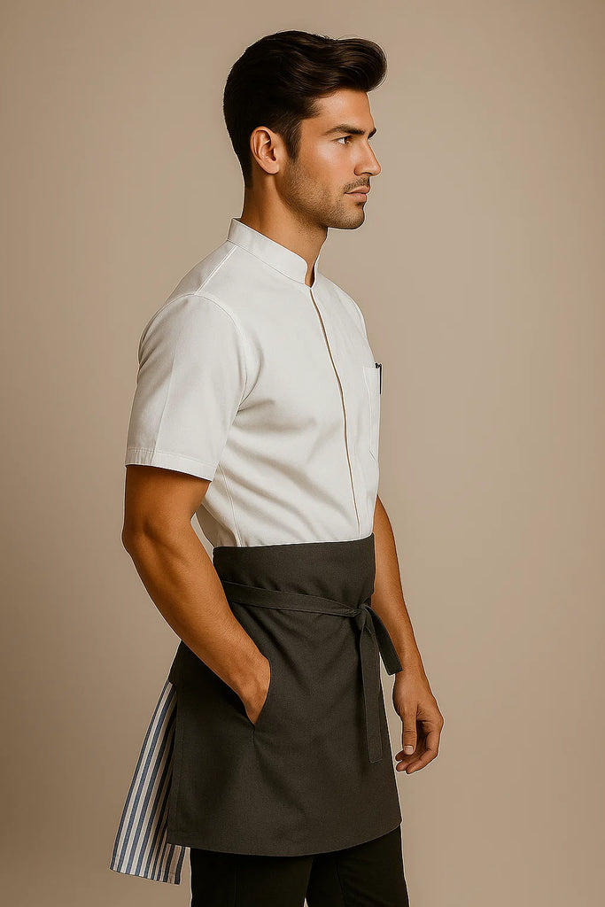 Waist Apron Charcoal grey - Ace Chef Apparels