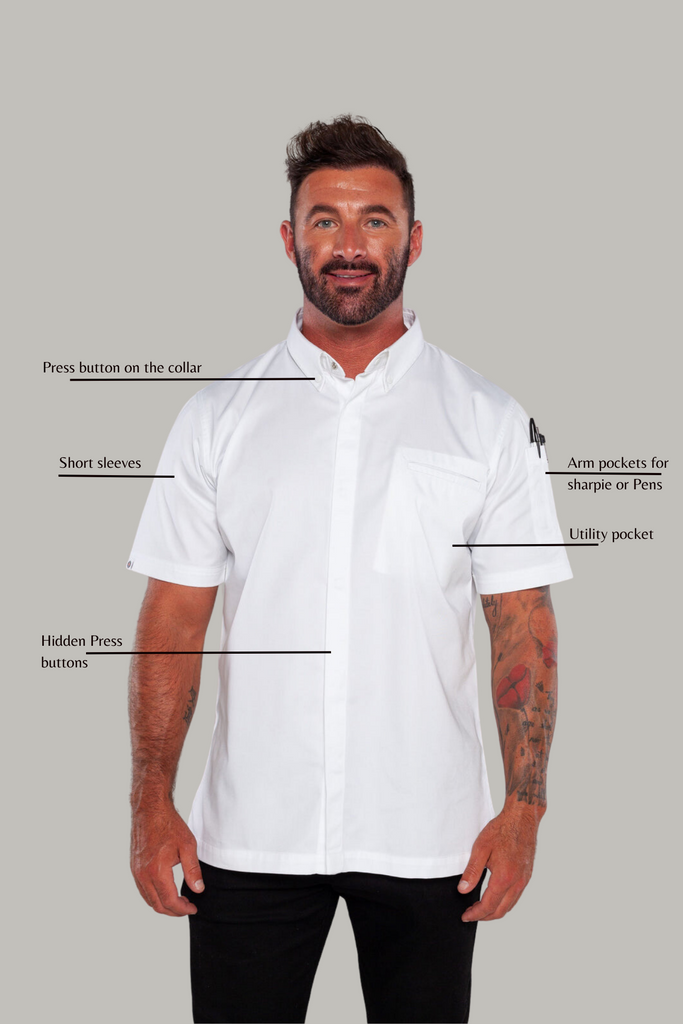 Chef Shirt White - Ace Chef Apparels